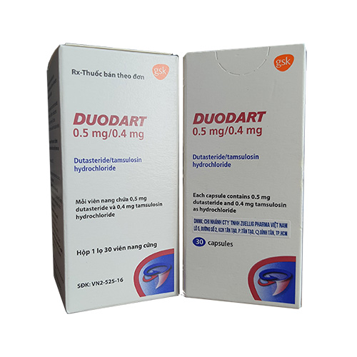 Thuốc Duodart Dutasteride 0,5mg Tamsulosin Hydrochloride 0,4mg