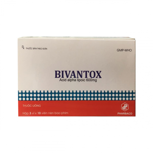 Thuốc Bivantox 600mg - Acid alpha lipoic 600mg