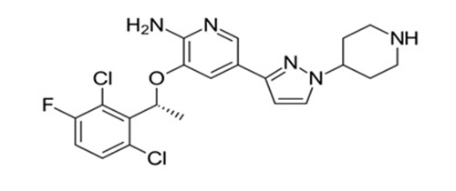 Cấu trúc của crizotinib