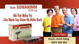 Tác dụng phụ của thuốc Somanimm là gì