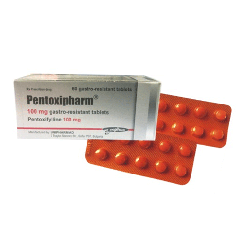 Thuốc Pentoxipharm 100mg Pentoxifylline 100mg
