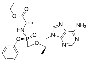 Cấu trúc của Tenofovir alafenamide