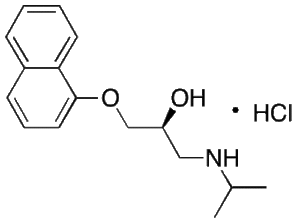 Cấu trúc của Propranolol