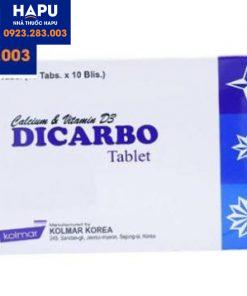 Thuốc Dicarbo Calci 158mg Vitamin D 400IU