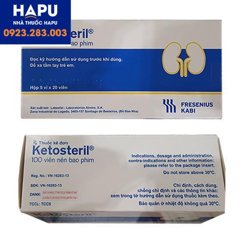 Phân biệt thuốc Ketosteril xách tay và thuốc Ketosteril nhập khẩu