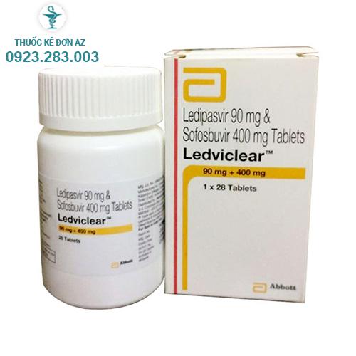 Thuốc Ledviclear Sofosbuvir 400mg Ledipasvir 90mg