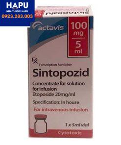 Thuốc Sintopozid 5ml Etoposid 100mg