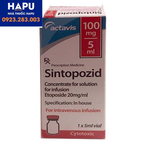 Thuốc Sintopozid 5ml Etoposid 100mg