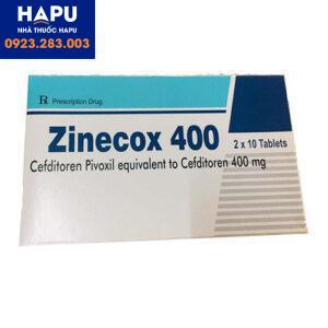 Tác dụng phụ của thuốc Zinecox