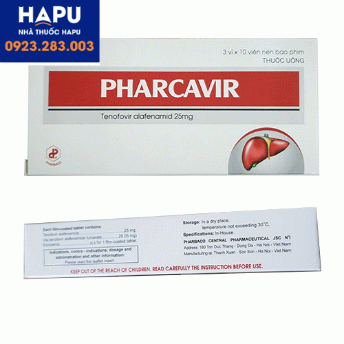 Giá thuốc pharcavir 25mg ?