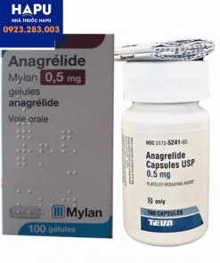 Thuốc Anagrelide là thuốc gì?