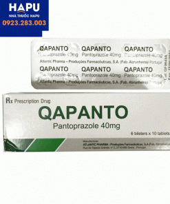 Tác dụng phụ của thuốc Qapanto