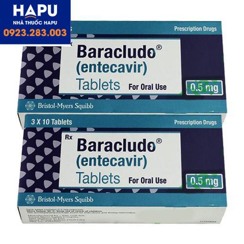 Giá thuốc Baraclude 0 5mg bao nhiêu? Mua thuốc Baraclude 0.5mg ở đâu?