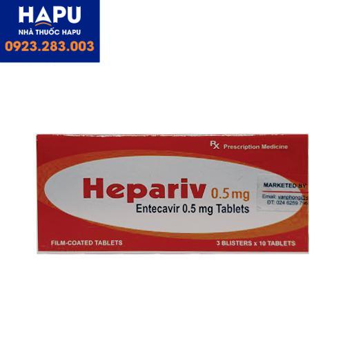 Thuốc Hepariv 0 5mg giá bao nhiêu