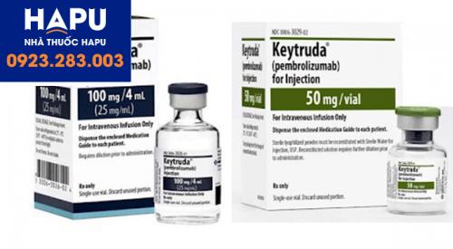 Thuốc Keytruda 50mg và 100mg/4ml (Pembrolizumab)