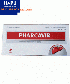 Hướng dẫn sử dụng thuốc Pharcavir 25mg