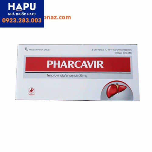 Hướng dẫn sử dụng thuốc Pharcavir 25mg