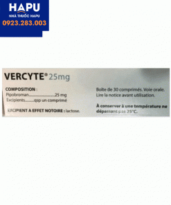 Thuốc Vercyte giá bao nhiêu