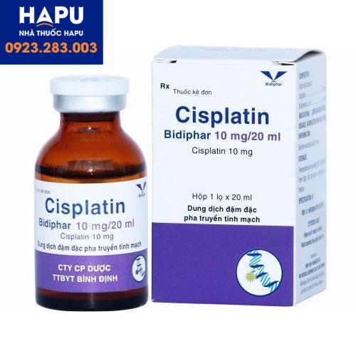 Thuốc Cisplatin Bidiphar 10mg_20ml – Cisplatin 10mg
