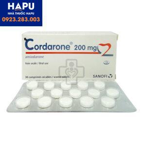 Gía thuốc Cordarone 200mg bao nhiêu? Bán ở đâu? Mua ở đâu Hà Nội?