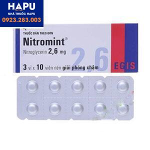 Tác dụng phụ của thuốc Nitromint