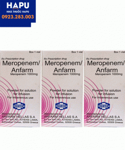 Thuốc Meropenem/anfarm nhập khẩu chính hãng