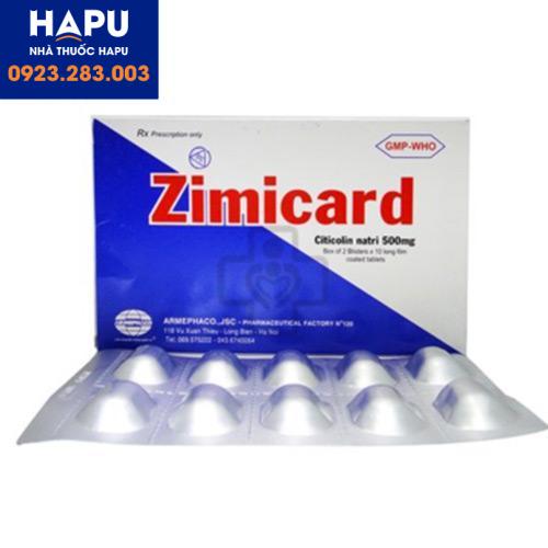Thuốc Zimicard 500mg - Citicolin 500mg