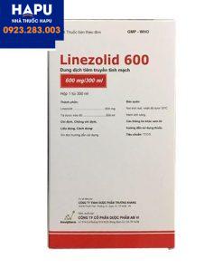 Kháng sinh Linezolid 600mg điều trị nhiễm khuẩn