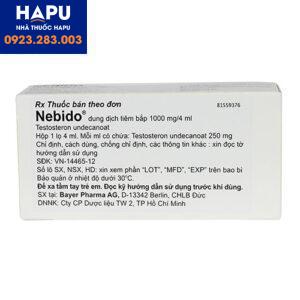 Tác dụng phụ của thuốc Nebido