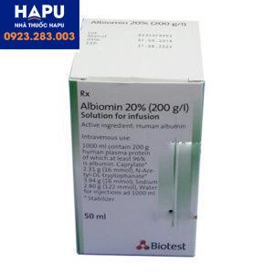 Thuốc Albiomin (Albumin Human)