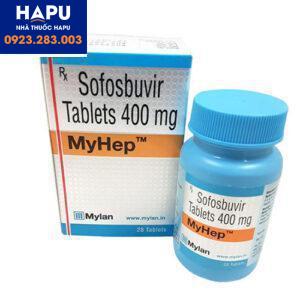 Thuốc Myhep Sofobusvir 400mg công dụng cách dùng giá bán mua thuốc ở đâu