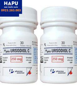 Thuốc PMS Ursodiol 250 điều trị xơ gan ứ mật