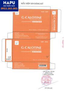 Thuốc G-Calotine giá bao nhiêu
