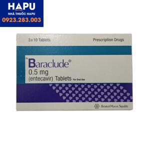 Thuốc Baraclude 0 5mg Entecavir là thuốc gì? Tác dụng thuốc Baraclude là gì?