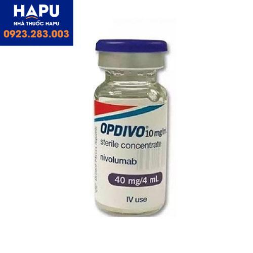 Thông tin thuốc Opdivo 100mg/10ml Nivolumab
