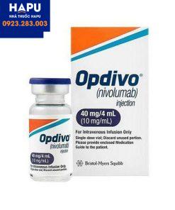 Thuốc Opdivo 40mg/4ml Nivolumab công dụng chỉ định cách dùng