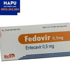 Hướng dẫn sử dụng thuốc Fedovir 0.5mg
