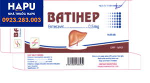 Thuốc Batihep 0.5mg chính hãng giá tốt mua ở đâu tại Hà Nội, tp.HCM?