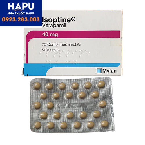 Thuốc Isoptine 40mg giá bao nhiêu