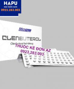 Thuốc Clenbuterol thông tin thuốc