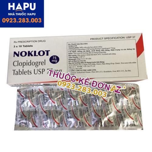 Thuốc Noklot 75mg công dụng cách dùng