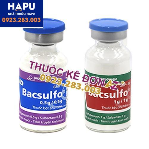 Thuốc Bacsulfo 1g/0.5g giá bao nhiêu