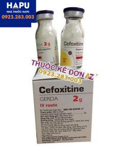 Thuốc Cefoxitin gerda 2g công dụng cách dùng