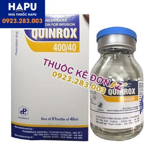 Thuốc Quinrox 400/40 công dụng cách dùng