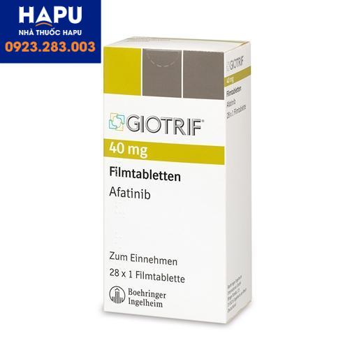 Thuốc Giotrif 40mg công dùng cách dùng dụng