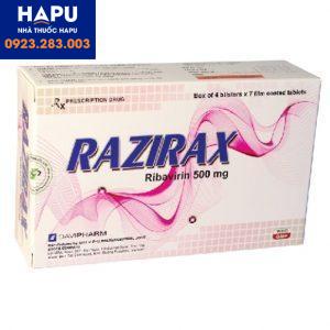 Thuốc Razirax 500mg điều trị viêm gan c giá tốt nhất