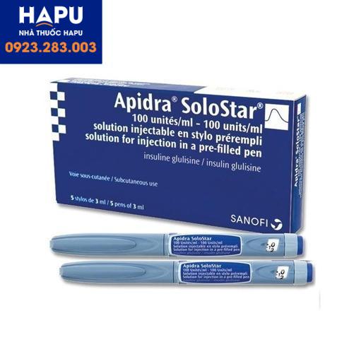 Bút tiêm Apidra Solostar 100U/ml là thuốc gì