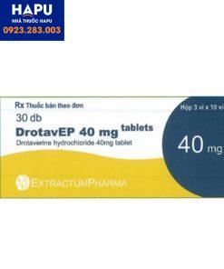 Thuốc Drotavep giảm đau co thắt cơ trơn