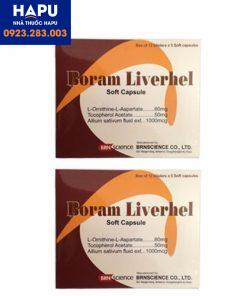 Tác dụng của thuốc Boram Liverhel như thế nào?