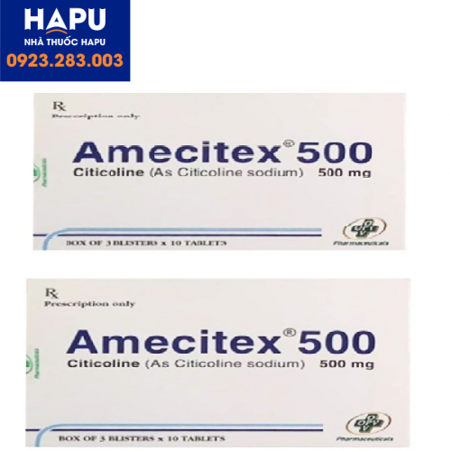 Thuốc Amecitex 500 giá bao nhiêu
